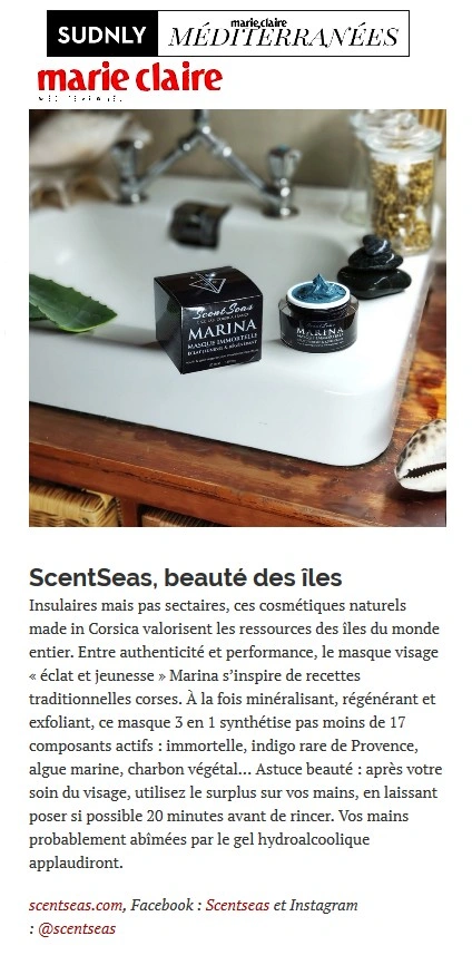 marie claire scentseas